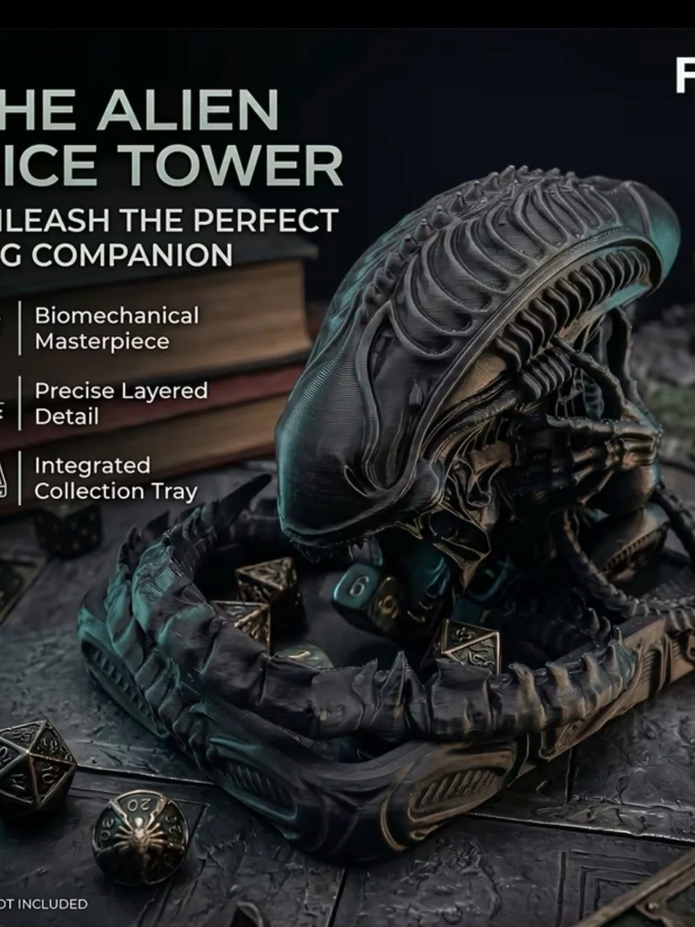 Aliens DND Warhammer Gaming Dice Tower NEW Miniatures Games Toys TCG Pokemon